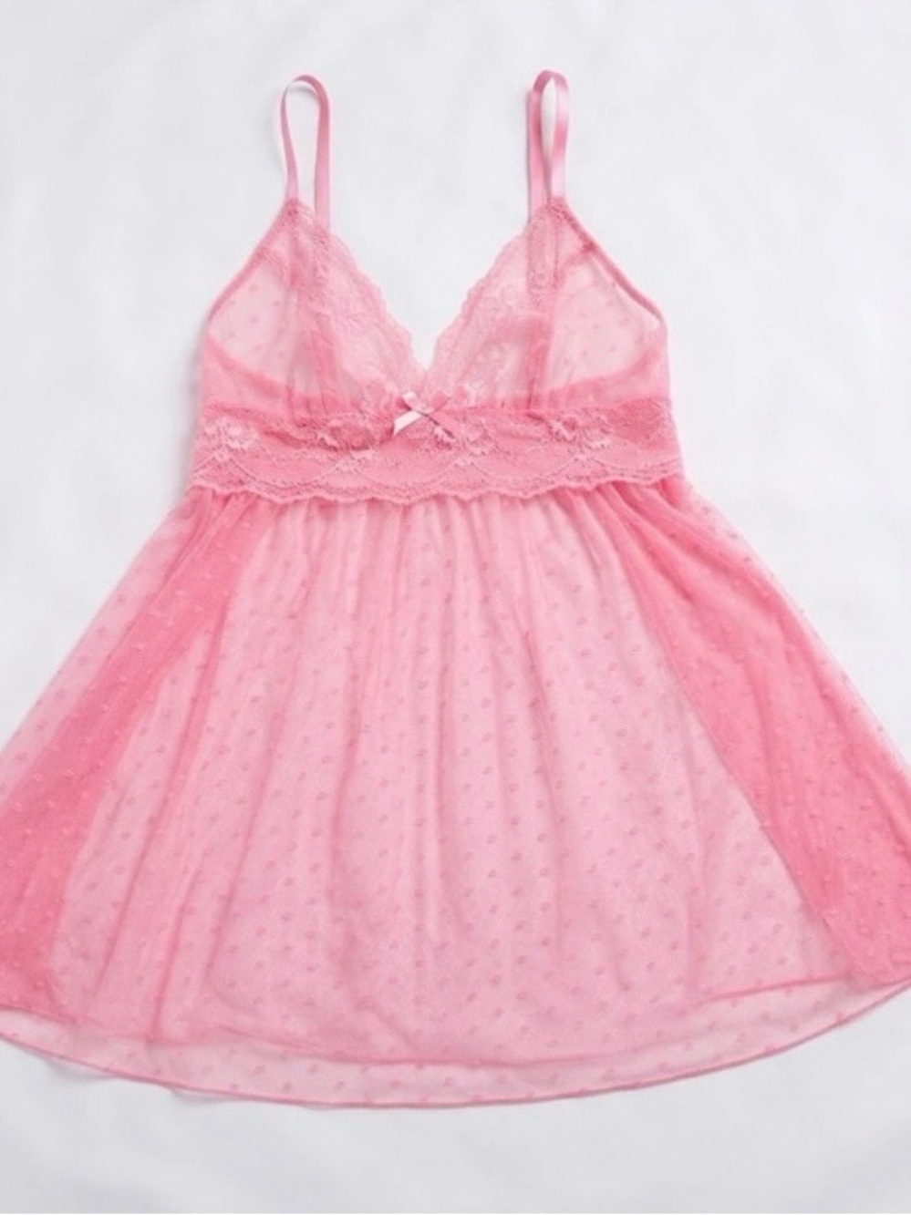 Pink Lace Neglige